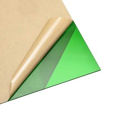 2 Pack 12x12 x 1/8" Green Clear Acrylic Plexiglass Sheet 3mm Thick PMMA