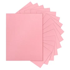 Silunkia 40 Sheets Candy Pink Cardstock 8.5 x 11 Craft Paper, 75lb Premium He...