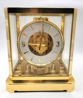Jaeger LeCoultre Model 528 6 ATMOS Mantel Clock TESTED 24/hr NOT RUNNING Lot.H90