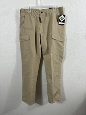 Propper EdgeTec Tactical Pants Womens 14L Khaki Ripstop Cargo Teflon Work F5905