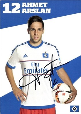 Autograph card footballer Ahmet Arslan, Hamburger SV, autograph - 11497244
