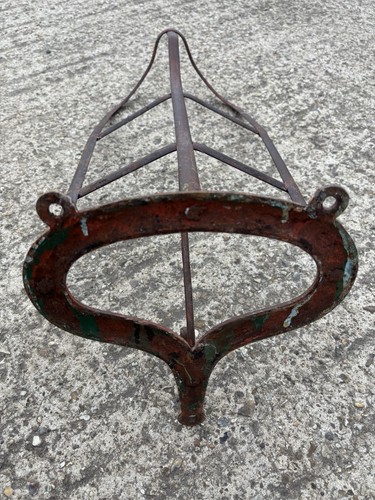 sidesaddle saddle rack antique wall bracket - Picture 5 of 6
