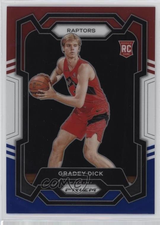 2023-24 Panini Prizm Red White & Blue Prizm Gradey Dick #134 06v5