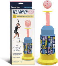 Coach RAC Tee Popper Mini, Hitting Tee for Perfect Swings, Batting Machine for P