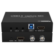 HDMI SDI to USB Capture Card USB3.0 1080P60fps SDI to HDMI Converter SDI Out ...