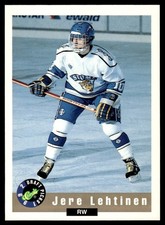 1992-93 Classic Draft Picks JERE LEHTINEN #31 Finland
