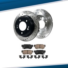 11.18 Rear Brake Rotors Ceramic Pads for Hyun...