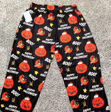 Snoopy Woodstock Halloween Pajama/Sleep Pants Brief Insanity Womens Size Large