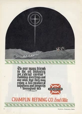 1927 Bessemer Gas Engine Co. of Grove City PA Ad: REV is Champlin Oil Christmas