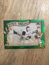 Bill Mazeroski 2024 Topps Finest Timelines #FT-8 Green Refractor /75 Pirates