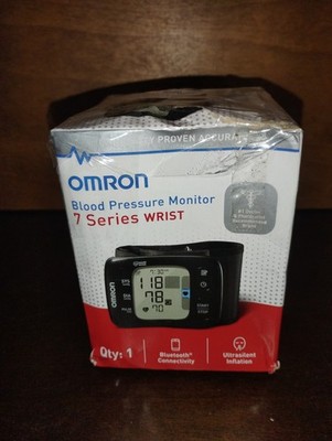 Omron 7 Series Wrist Blood Pressure Monitor BP6350 Bluetooth 90-Memory Case