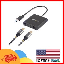 Professional USB 3.0 to Dual HDMI Adapter - Perfect for Work From Home Setup