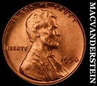 1954 Lincoln Wheat Cent- Choice Gem Brilliant Uncirculated Luster #G6673