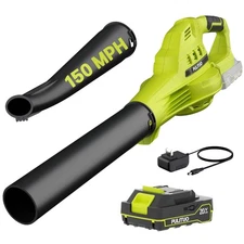 Leaf Blower Cordless, 20V Electric Leaf Blower Cordless with Battery and Char...