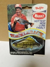 Vintage Manns Bullfin Hackleback Fishing Lure
