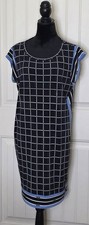 MICHAEL Michael Kors Blue Grid Design Casual Dress Women's XL