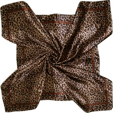 Large 35 inches Satin Square Scarf Lightweight Neck Hair Wrap Fashion Headscarf