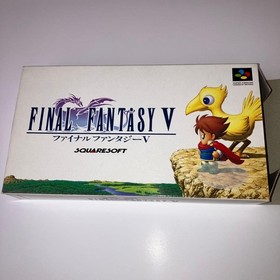 Re-Famicom Final Fantasy V with manual