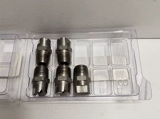 LOT OF 5 NEW OLD STOCK! SPRAYING SYSTEMS 1/4" VEE JET SPRAY NOZZLES H1/4U-SS5030