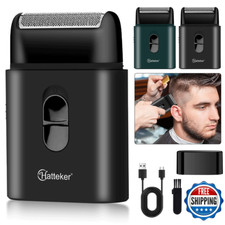Men's Razor USB Electric Shaver With Pop-Up Trimmer Cordless Beard Razor Mini US