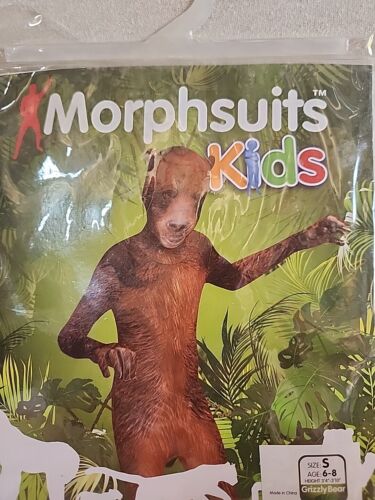 Morphsuits Kids Grizzly Bear Costume Size S Age 6-8 - Picture 2 of 5