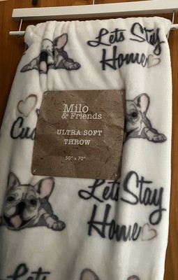 Frenchie throw blanket new arrivals