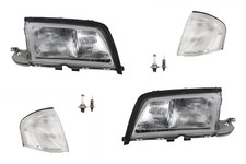 Scheinwerfer Set passend für Mercedes W202 C-Klasse 96- + H7 H1 H1 L R + Blinker
