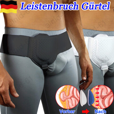 Medizinische Leistenbruchgürtel für Männer Hernie Stütz Leistenbruch Gürtel Band