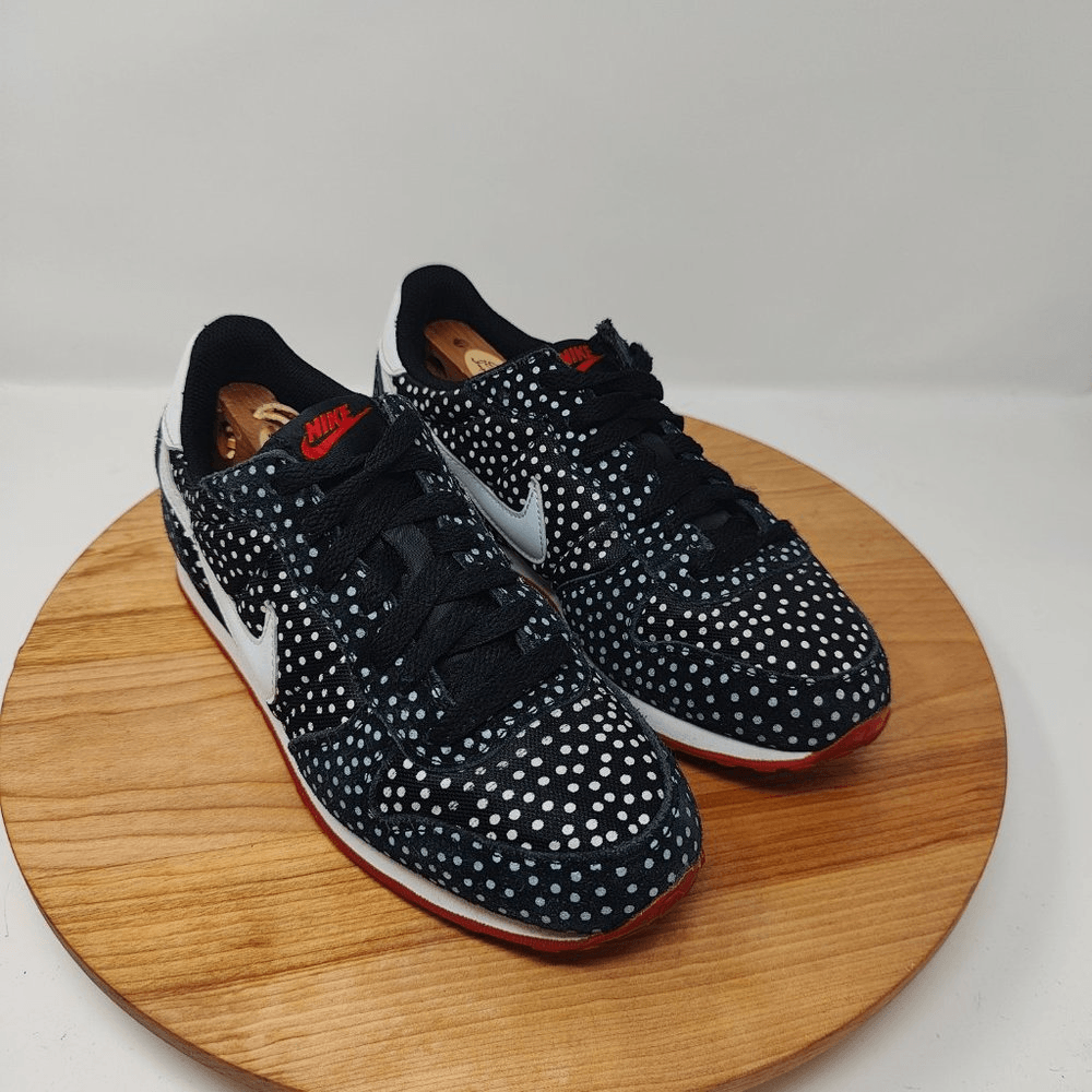 Nike Genicco- Womens- Size 8- Black White- [705283-016]- Lace Up- Sneaker  Shoes | eBay