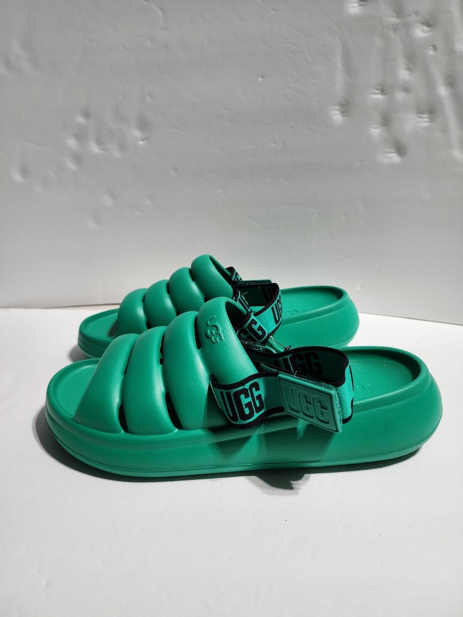New Men's UGG Sport Yeah Sandal Slide Emerald Green [1132150] EDGR