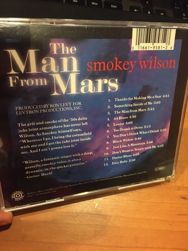Smokey Wilson : The Man From Mars CD (1999) - Picture 2 of 5