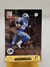 2001 Donruss Elite Barry Sanders #30 Hall Of Fame Detroit Lions 
