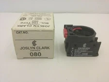 JOSLYN CLARK 080BF10V CONTACT BLOCK 1NO/1NC 10A 300V DC 600V AC NIB
