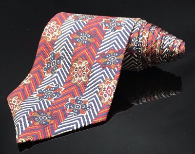 Oscar De La Renta Multi Color Creative Unique Neck Tie