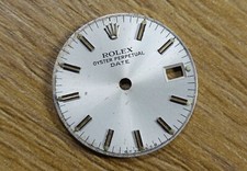 QUADRANTE ROLEX ORIGINALE Lady Datejust Oyster Perpetual Date 6917 2030 argento