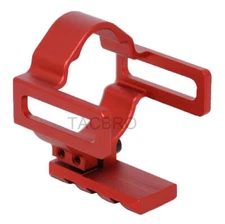 Ruger 10/22 Barrel Band Red Anodized Aluminum with 2 Side M-L0K Slots 1022