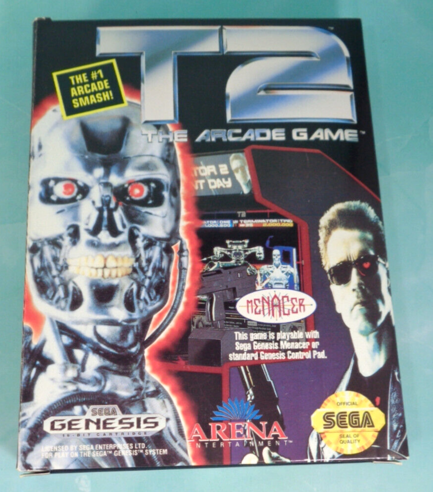Terminator T2: The Arcade Game (SEGA Genesis, 1992) w