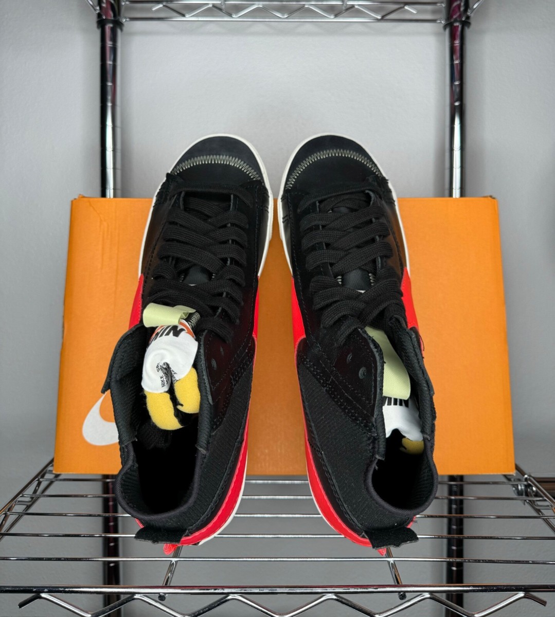 Men's - Nike Blazer Mid '77 Jumbo 'Black Bright Crimson' DD3111