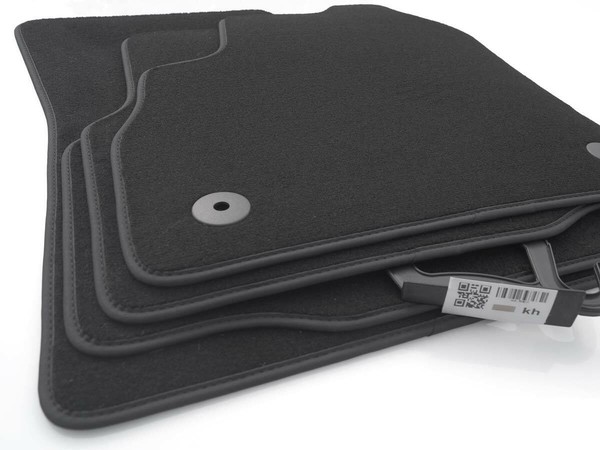 NEU FußMatten Passend VW Tiguan 2 AD Autoteppich Velours 800Gm² Matten Schwarz-image