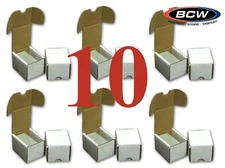x10 100 Count Cardboard Boxes Baseball Trading Sport Card Storage / Shipping BCW