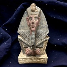 Rare Egyptian King of Akhenaten Head Pharaonic Statue Antique Antiques BC Unique