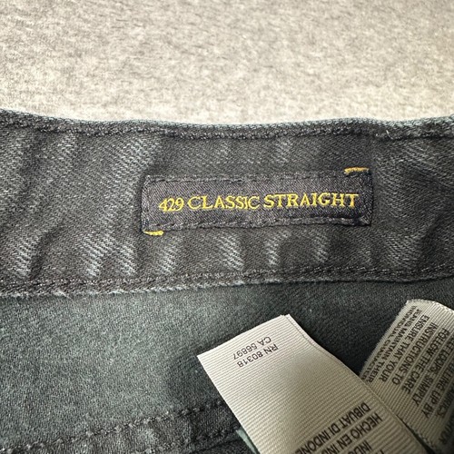Lucky Brand 429 Classic Straight Herrenjeans Größe 30Wx32L schwarz Stretch - Bild 7 von 12