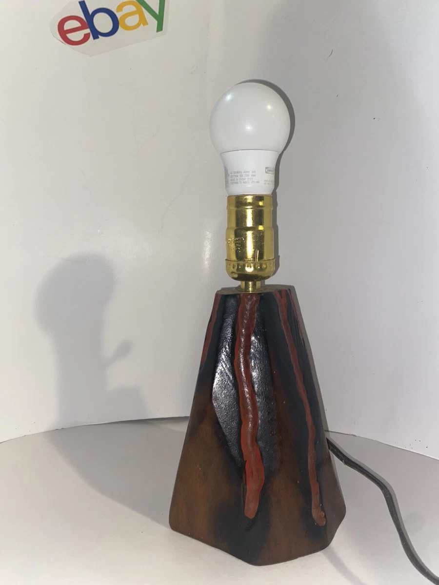Wooden on sale lava lamp