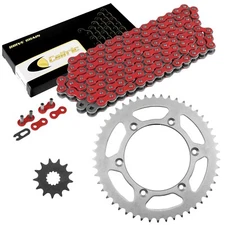 Red Drive Chain And Sprocket Kit for Yamaha YZ450F 2006-2017