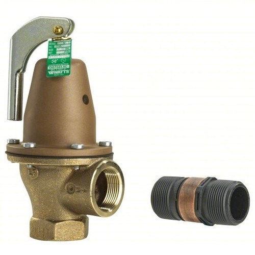 WATTS 1-1/4 740 050 FS WATER PRESSURE RELIEF VALVE, 1-1/4" PIPE, 810MV3, NEW!