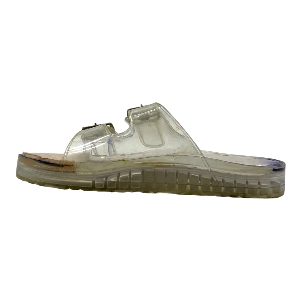 Sandalias de gelatina originales vintage años 90 FOREVER para mujer 8 deslizables cómodas CLARAS Foto 4 de 4