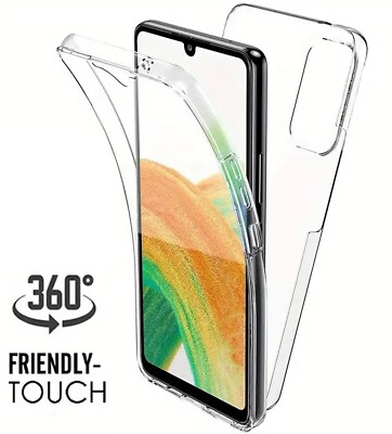 360 GRAD HANDY HÜLLE FÜR SAMSUNG SCHUTZHÜLLE SILIKON Xiaomi KLAR CASE COVER