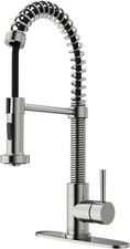 VIGO VG02001STK1 19" H 19" H Single-Handle with Pull-Down Sprayer Kitchen Faucet