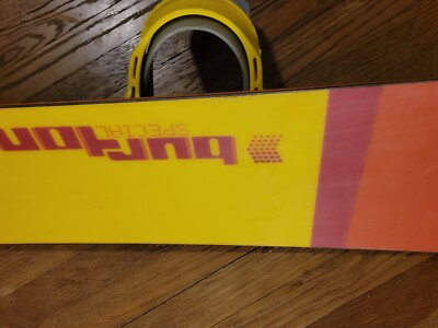Vintage Burton Special 46 Snowboard w/ Burton Bindings 56