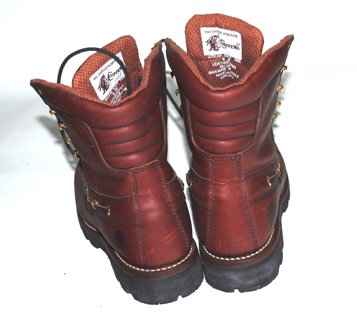 Chippewa Sportility oxblood lace up hunting boots #72020 